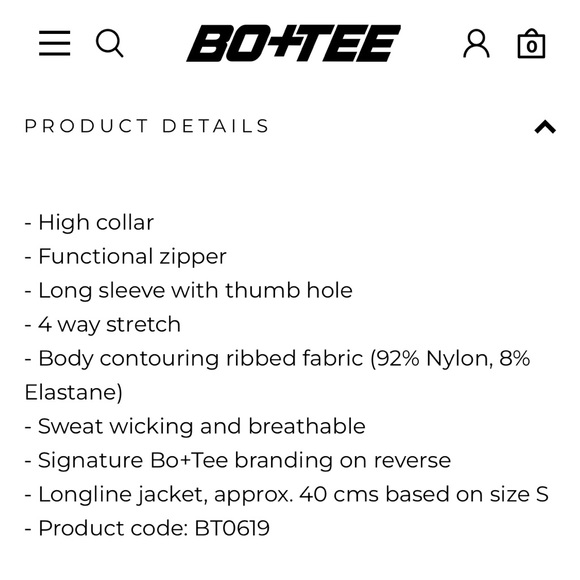 Oh Polly BO+TEE Consistent Zip Up Jacket in Black XS - Picture 14 of 16